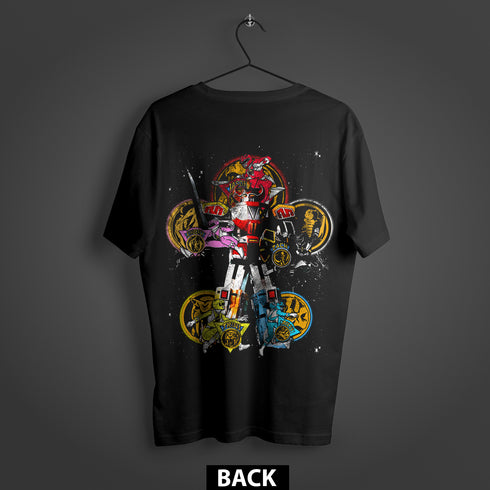 Power Rangers Retro Double-Sided Premium T-Shirt (Unisex)